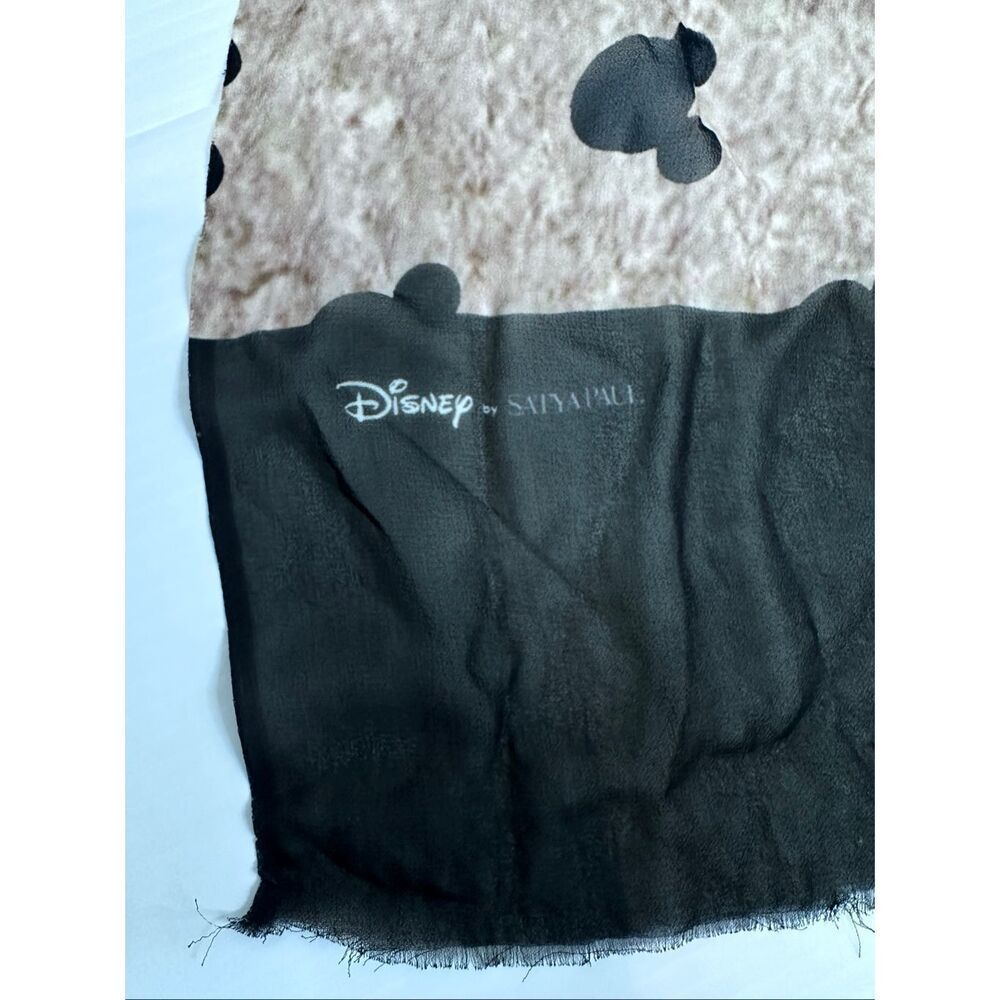 Disney x Satya Paul NWT Minnie Mouse Georgette Saree Wrap Scarf Rare Collectible - Picture 10 of 16